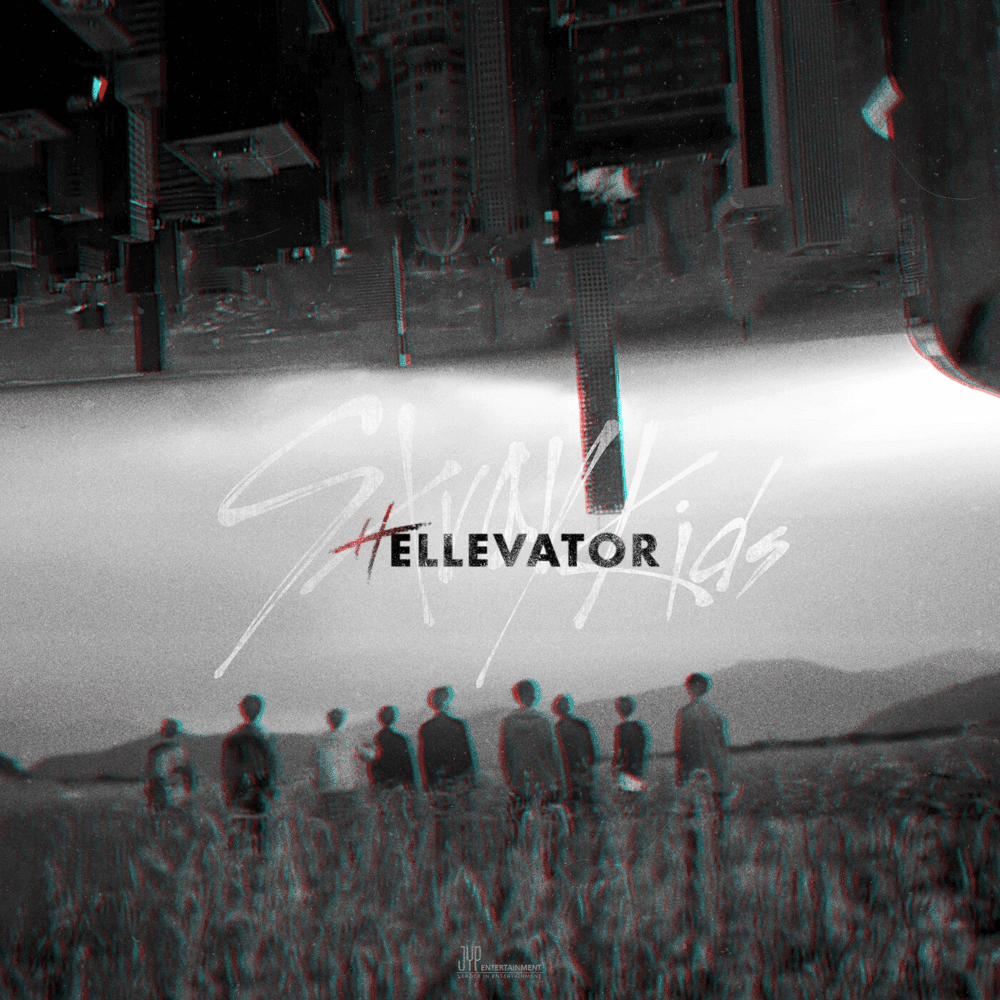 Album cover art for "Hellevator" by Stray Kids