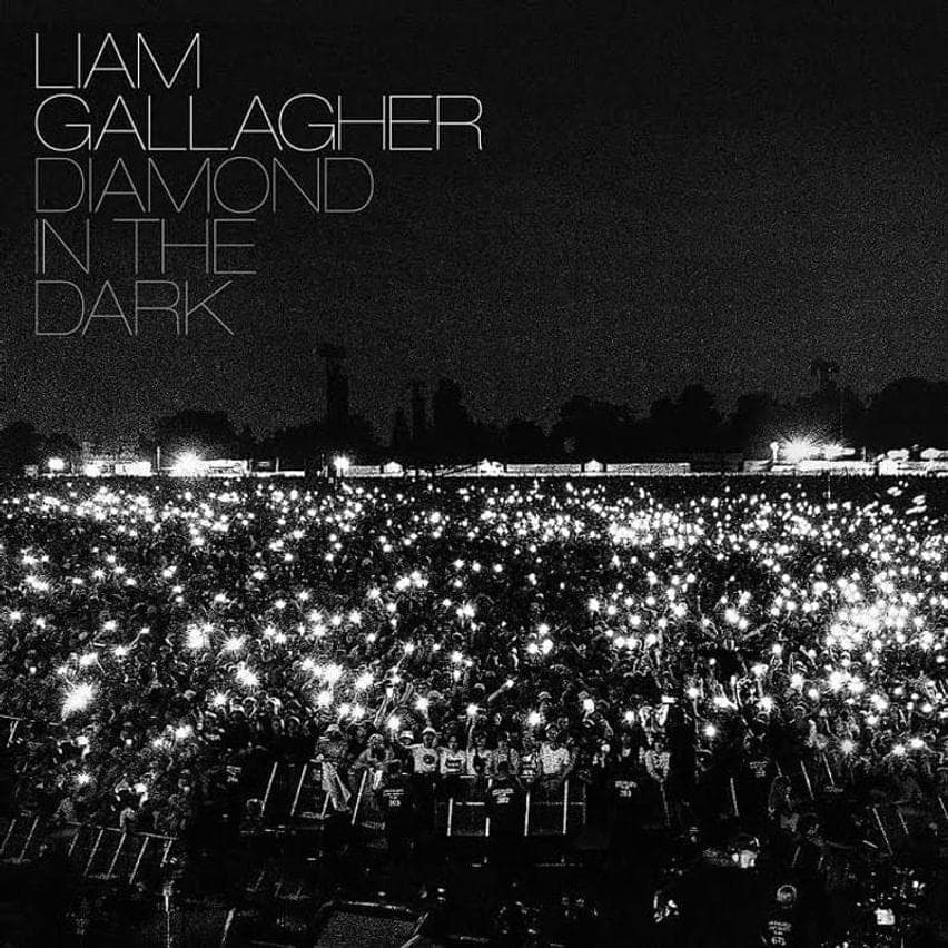 Album cover art for "Diamond in the Dark" by Liam Gallagher