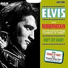 Album cover art for "Rubberneckin'" by Elvis Presley