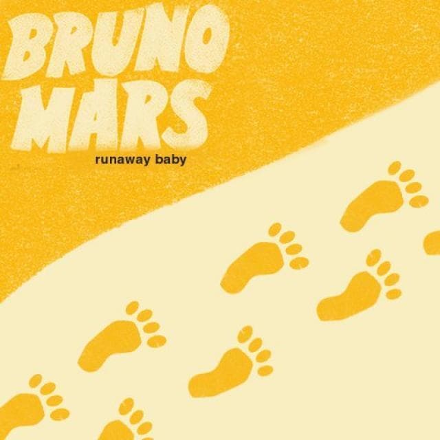 Album cover art for "Runaway Baby" by Bruno Mars