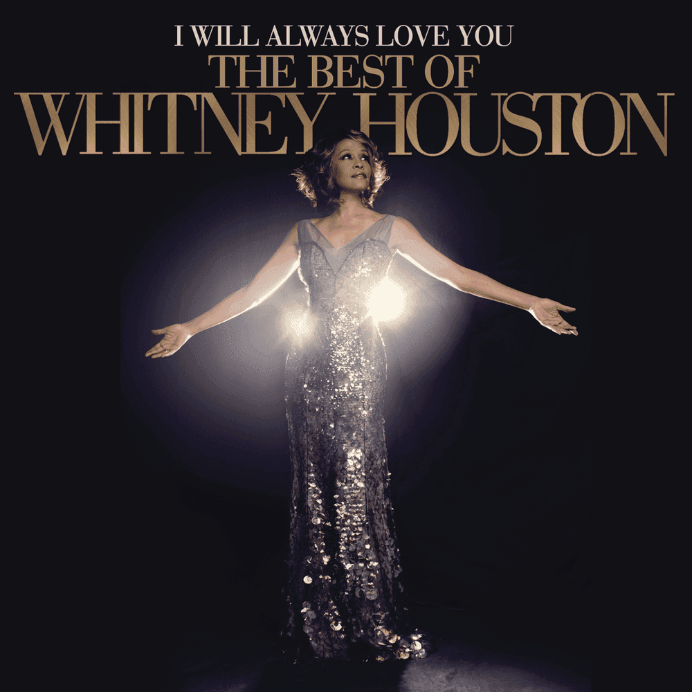 Album cover art for "Never Give Up" by Whitney Houston
