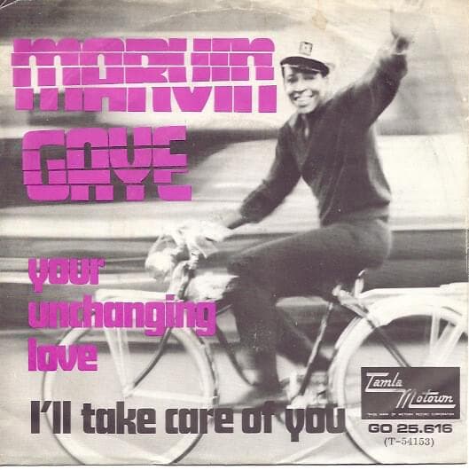 Album cover art for "Your Unchanging Love" by Marvin Gaye