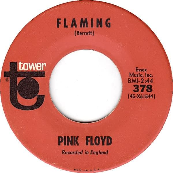 Album cover art for "Flaming" by Pink Floyd