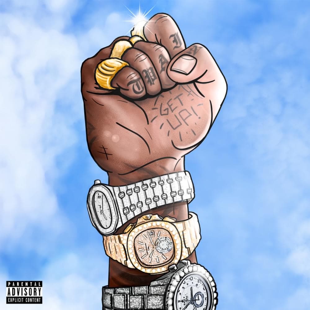 Album cover art for "Get Up" by T-Pain