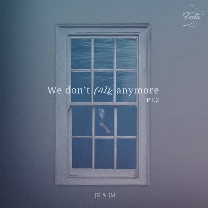 Album cover art for "We Don't Talk Anymore" by BTS
