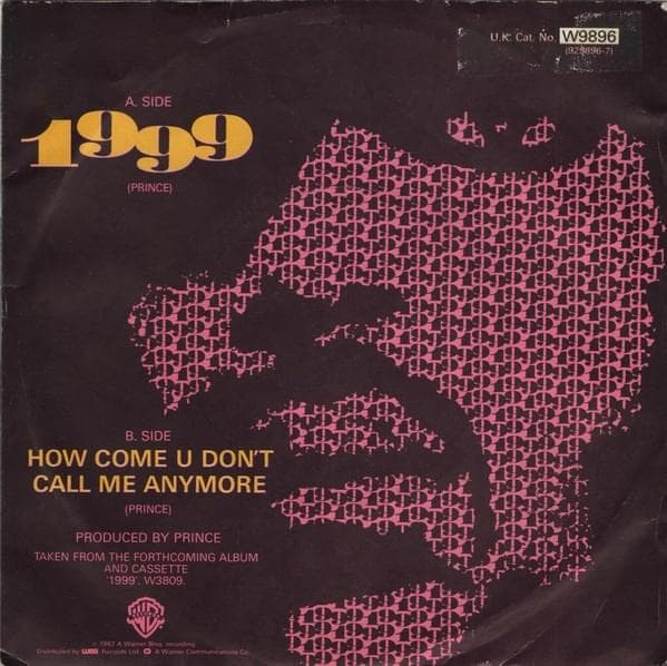 Album cover art for "How Come U Don't Call Me Anymore?" by Prince
