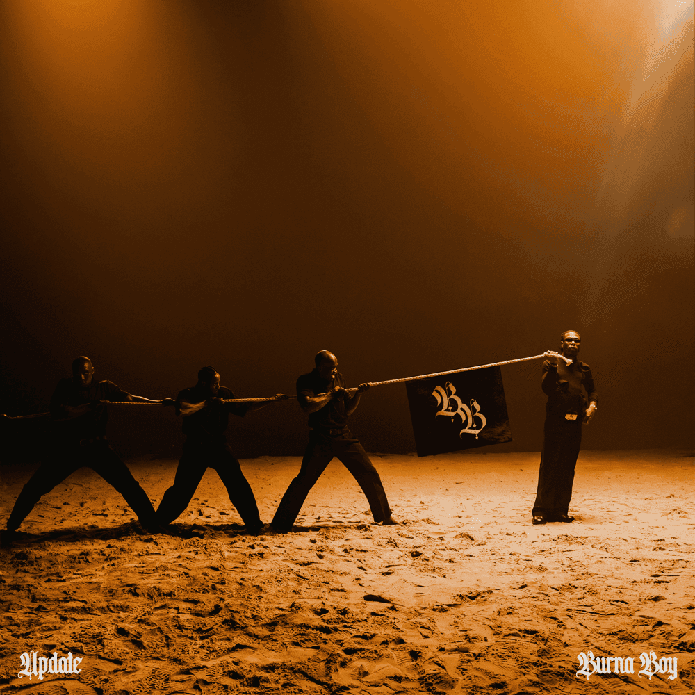 Album cover art for "Update" by Burna Boy