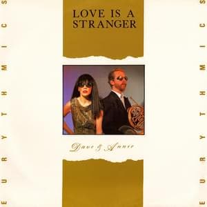 Album cover art for "Love Is a Stranger" by Eurythmics
