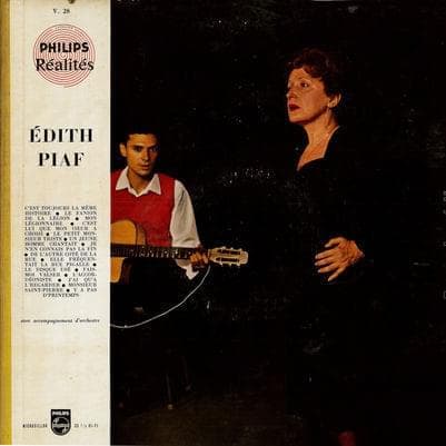 Album cover art for "J'ai qu'a l'regarder" by Édith Piaf