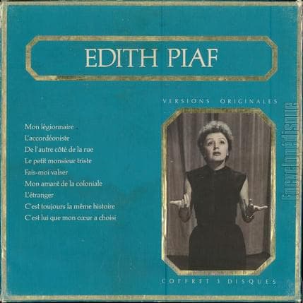 Album cover art for "Le Vagabond" by Édith Piaf