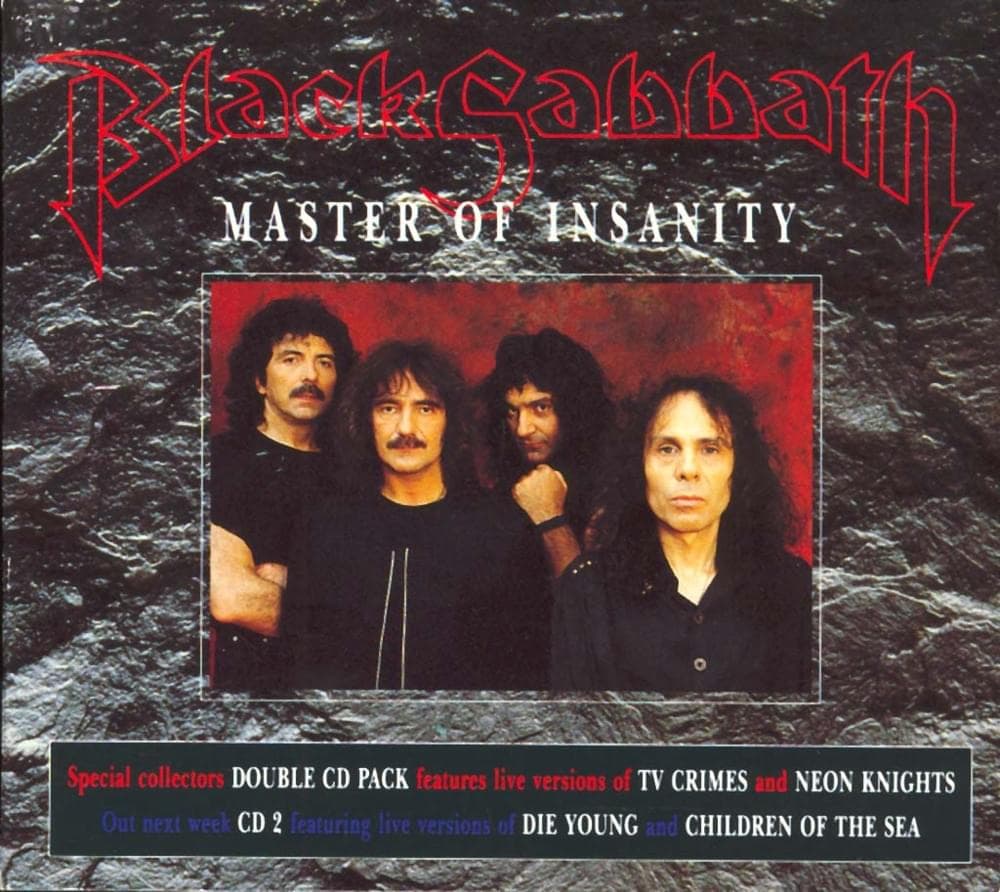 Album cover art for "Master of Insanity" by Black Sabbath