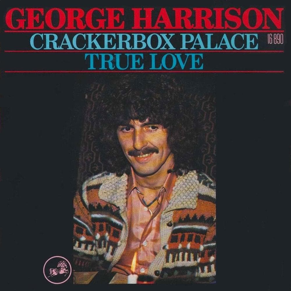 Album cover art for "Crackerbox Palace" by George Harrison