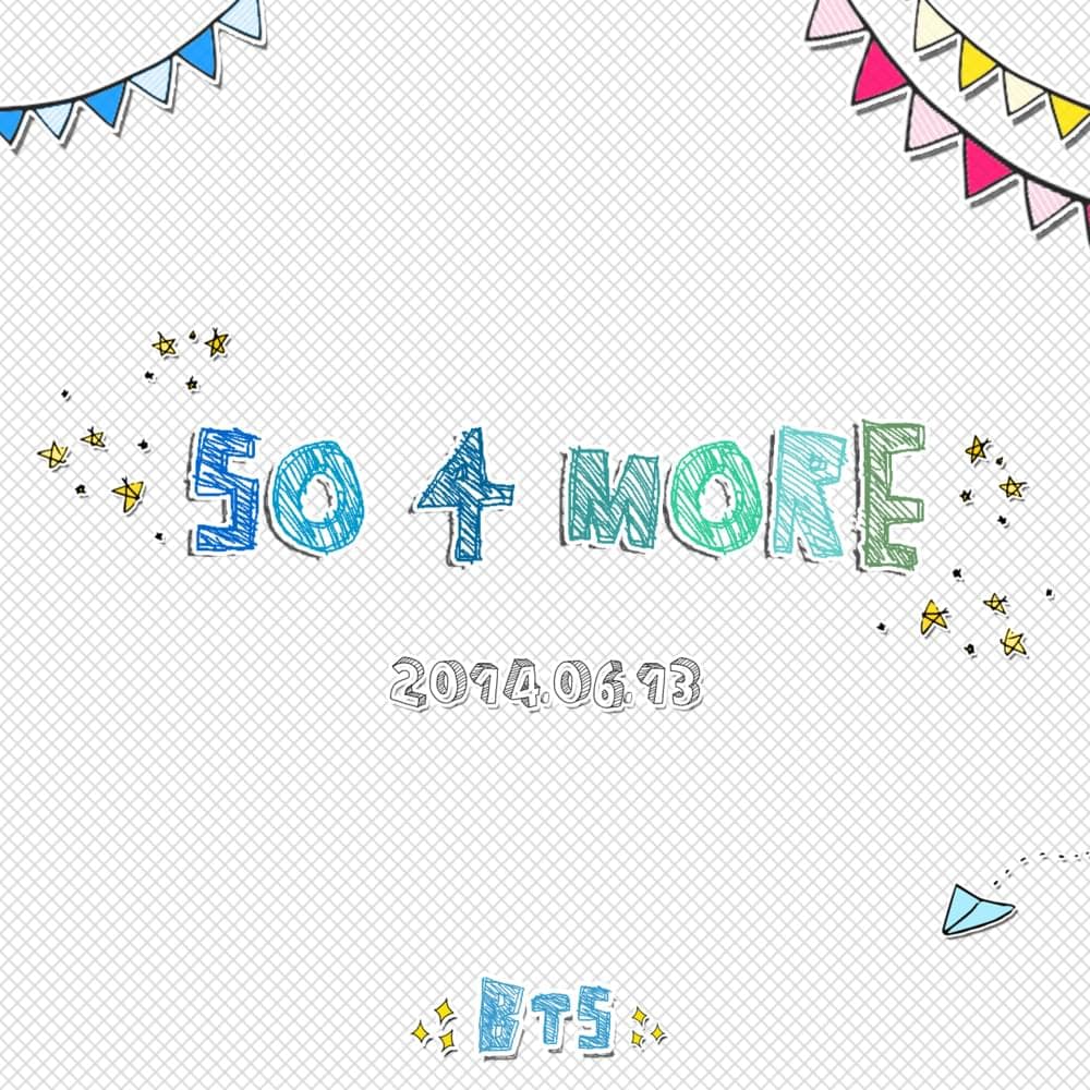 Album cover art for "So 4 More" by BTS