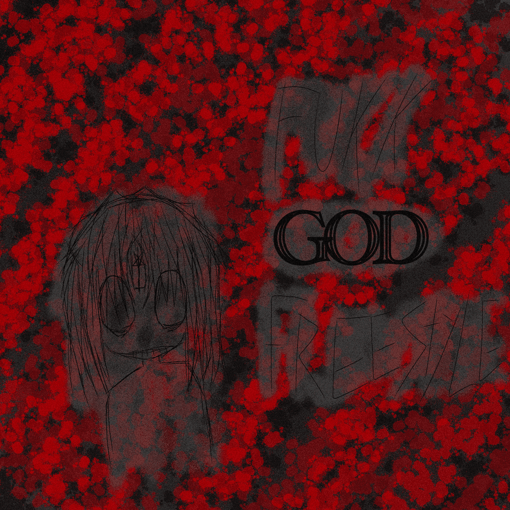 Album cover art for "FUKK GOD FREESTYLE" by 2ooDark