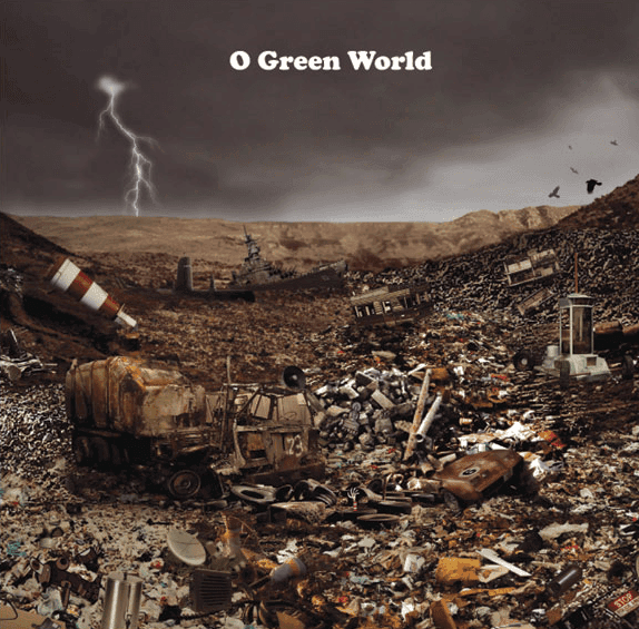 Album cover art for "O Green World" by Gorillaz