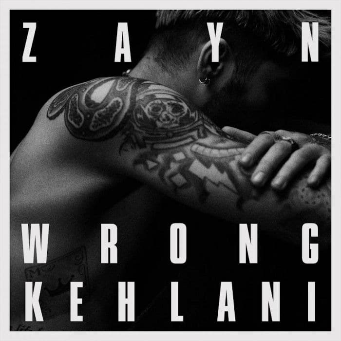 Album cover art for "​wRoNg" by ZAYN & Kehlani