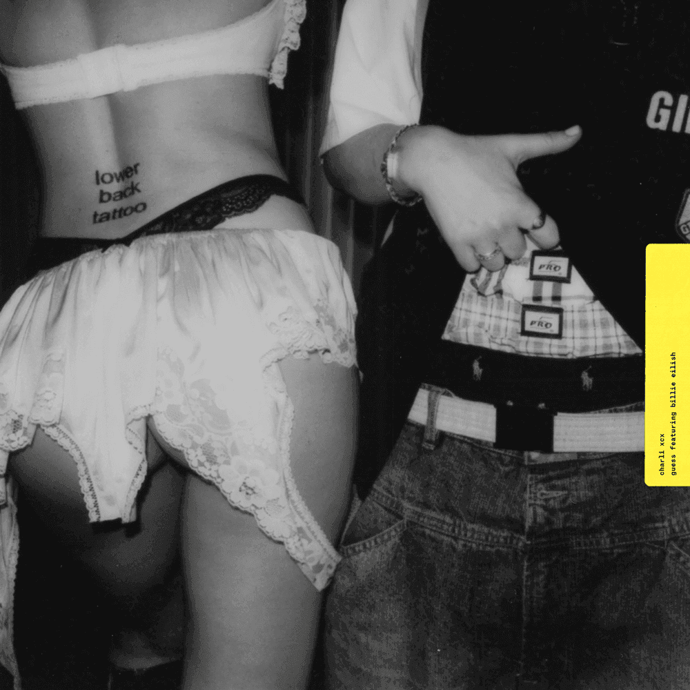 Album cover art for "Guess featuring billie eilish" by Charli xcx