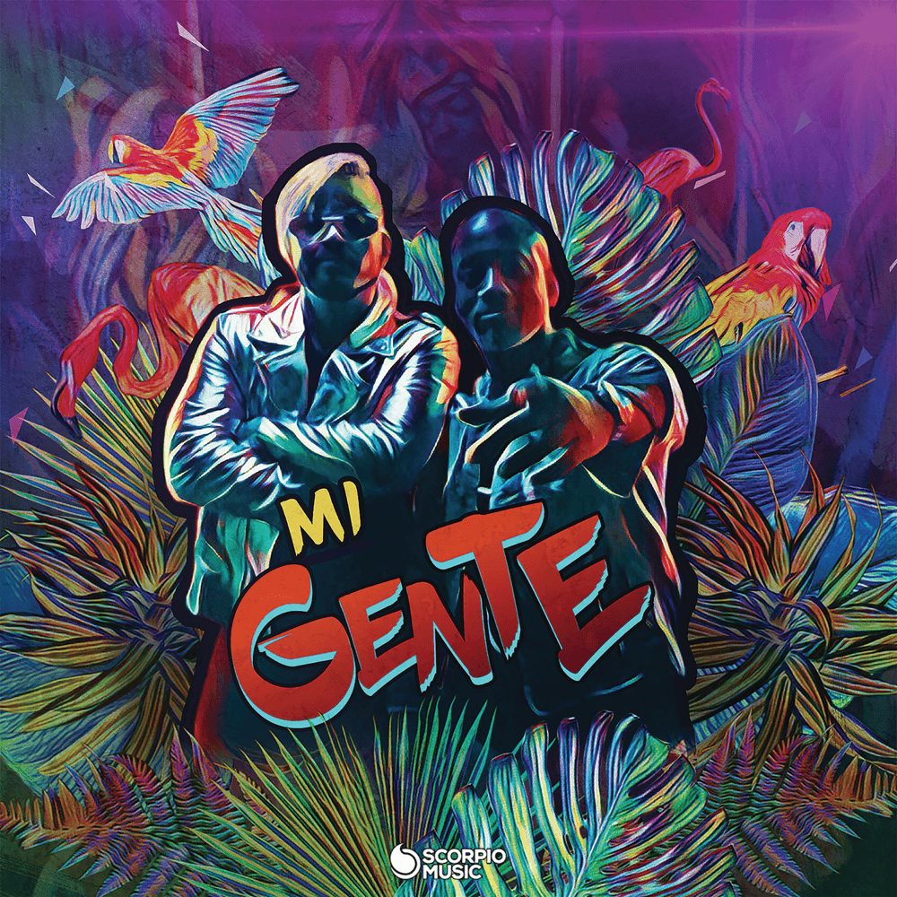 Album cover art for "Mi Gente" by J Balvin