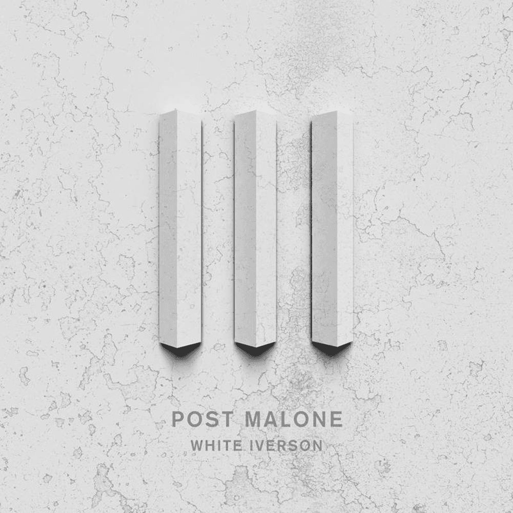 Album cover art for "White Iverson" by Post Malone