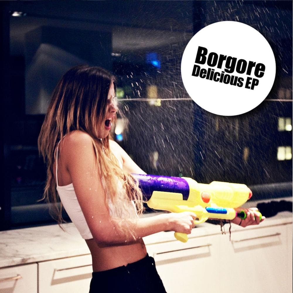 Album cover art for "Delicious" by Borgore