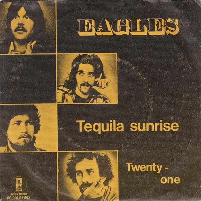 Album cover art for "Tequila Sunrise" by Eagles