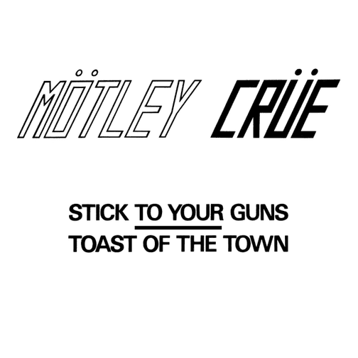 Album cover art for "Toast of the Town" by Mötley Crüe