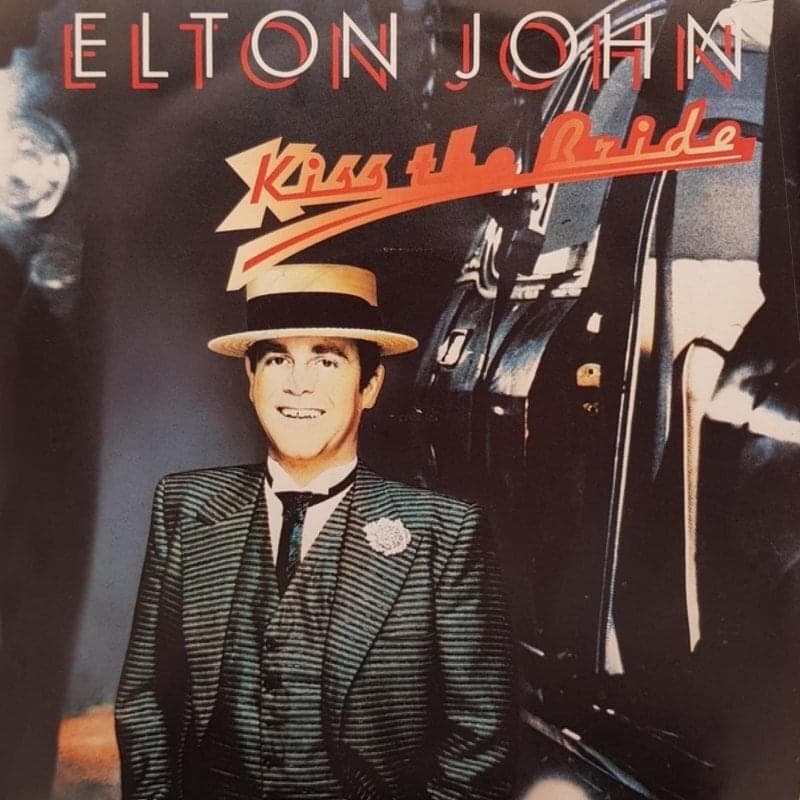 Album cover art for "Kiss the Bride" by Elton John