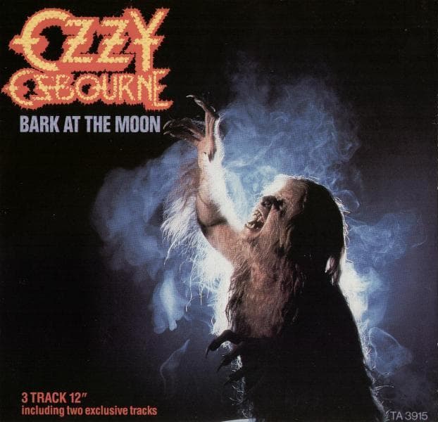 Album cover art for "Bark at the Moon" by Ozzy Osbourne