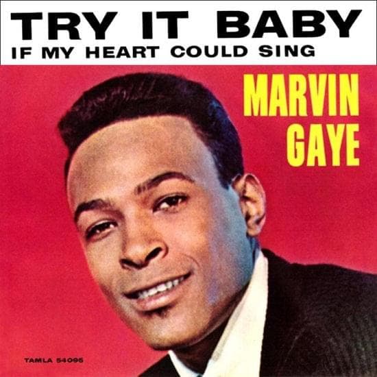 Album cover art for "Try It Baby" by Marvin Gaye