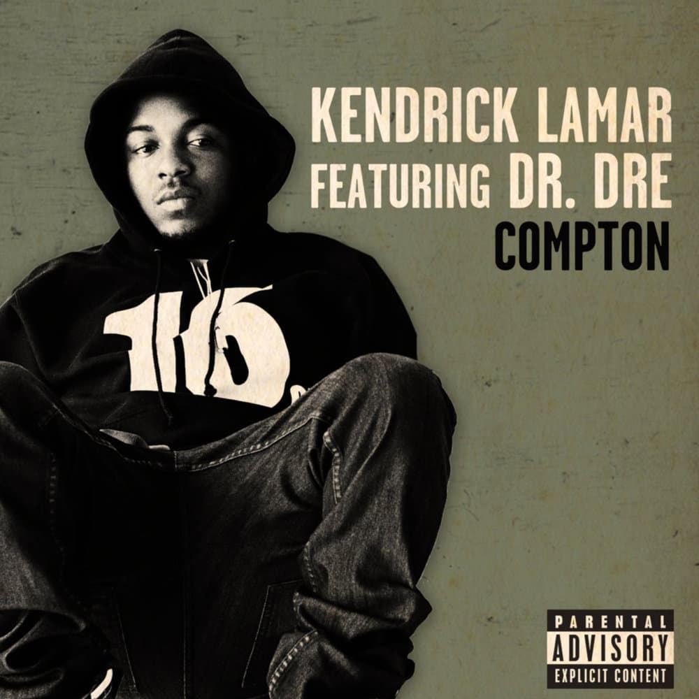 Album cover art for "Compton" by Kendrick Lamar & Dr. Dre