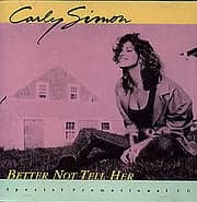Album cover art for "Better Not Tell Her" by Carly Simon