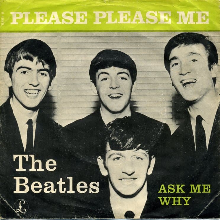 Album cover art for "Ask Me Why" by The Beatles