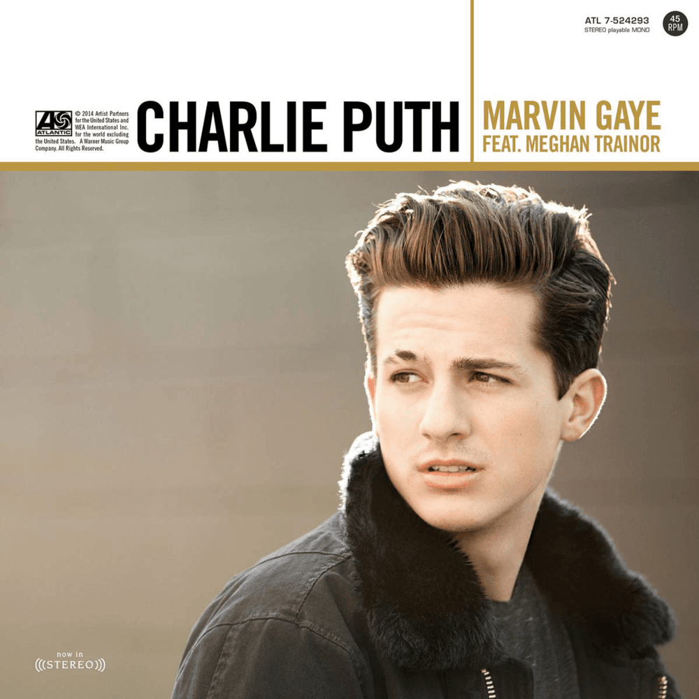 Album cover art for "Marvin Gaye" by Charlie Puth & Meghan Trainor
