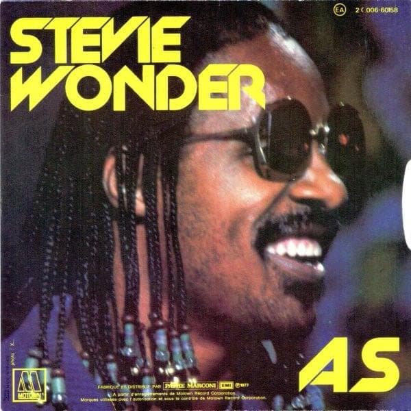 Album cover art for "As (Edit)" by Stevie Wonder