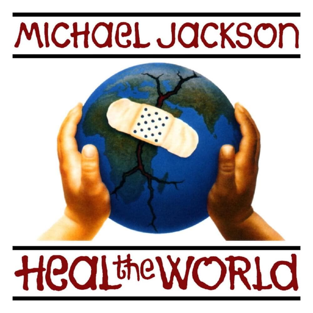 Album cover art for "Heal the World (7" Edit)" by Michael Jackson