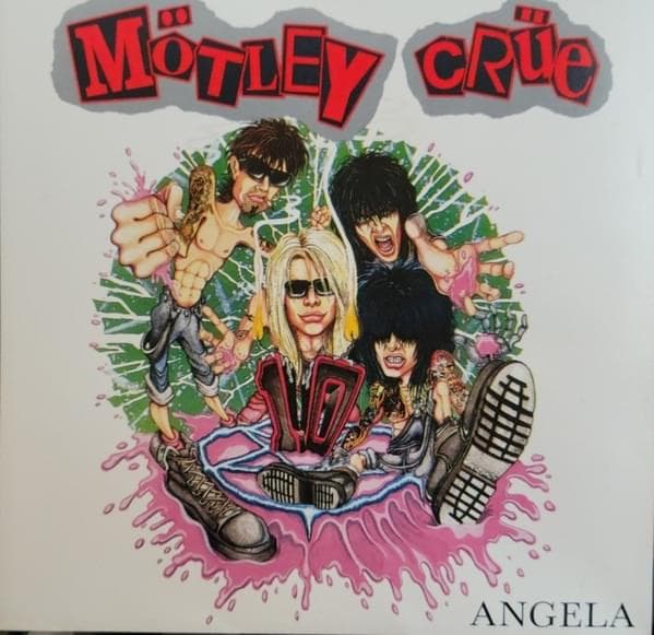 Album cover art for "Angela" by Mötley Crüe