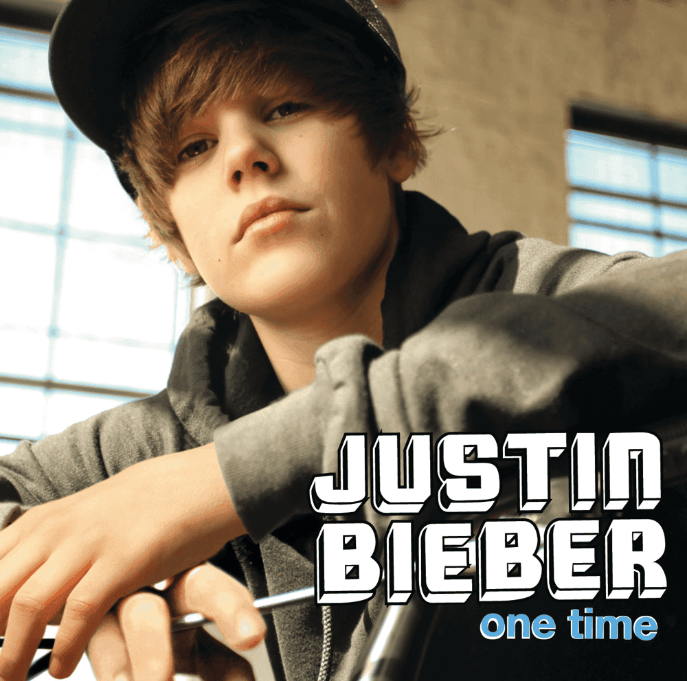 Album cover art for "One Time" by Justin Bieber