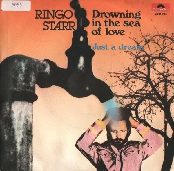 Album cover art for "Drowning in the Sea of Love" by Ringo Starr