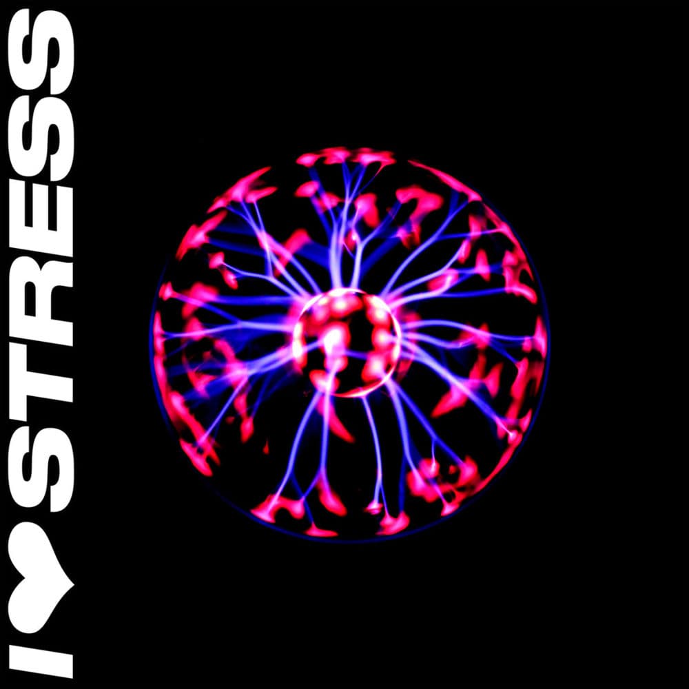 Album cover art for "I ♥ Stress" by Bilderbuch