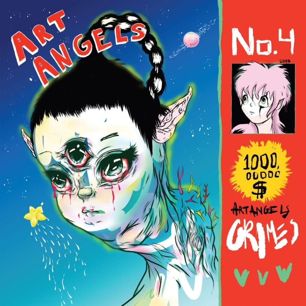 Album cover art for "Artangels" by Grimes