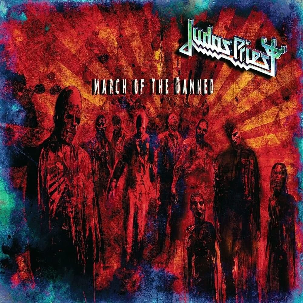 Album cover art for "March of the Damned" by Judas Priest