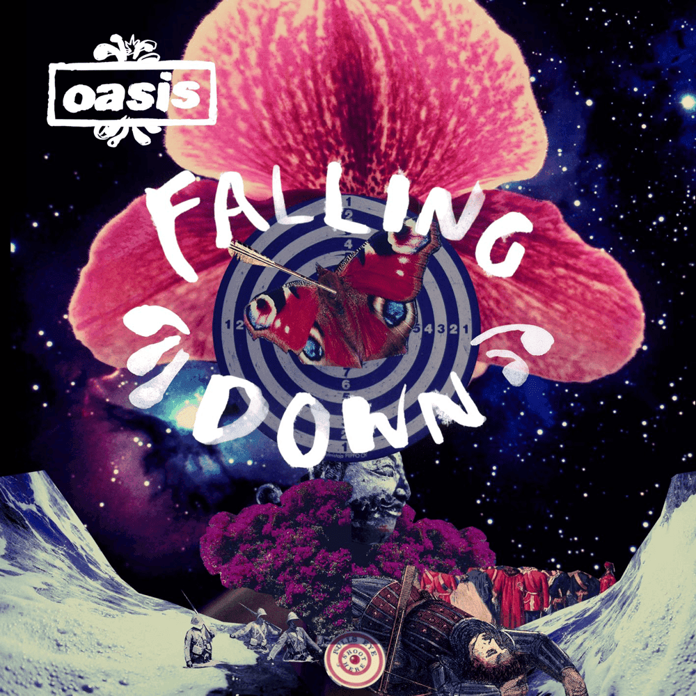 Album cover art for "Falling Down" by Oasis