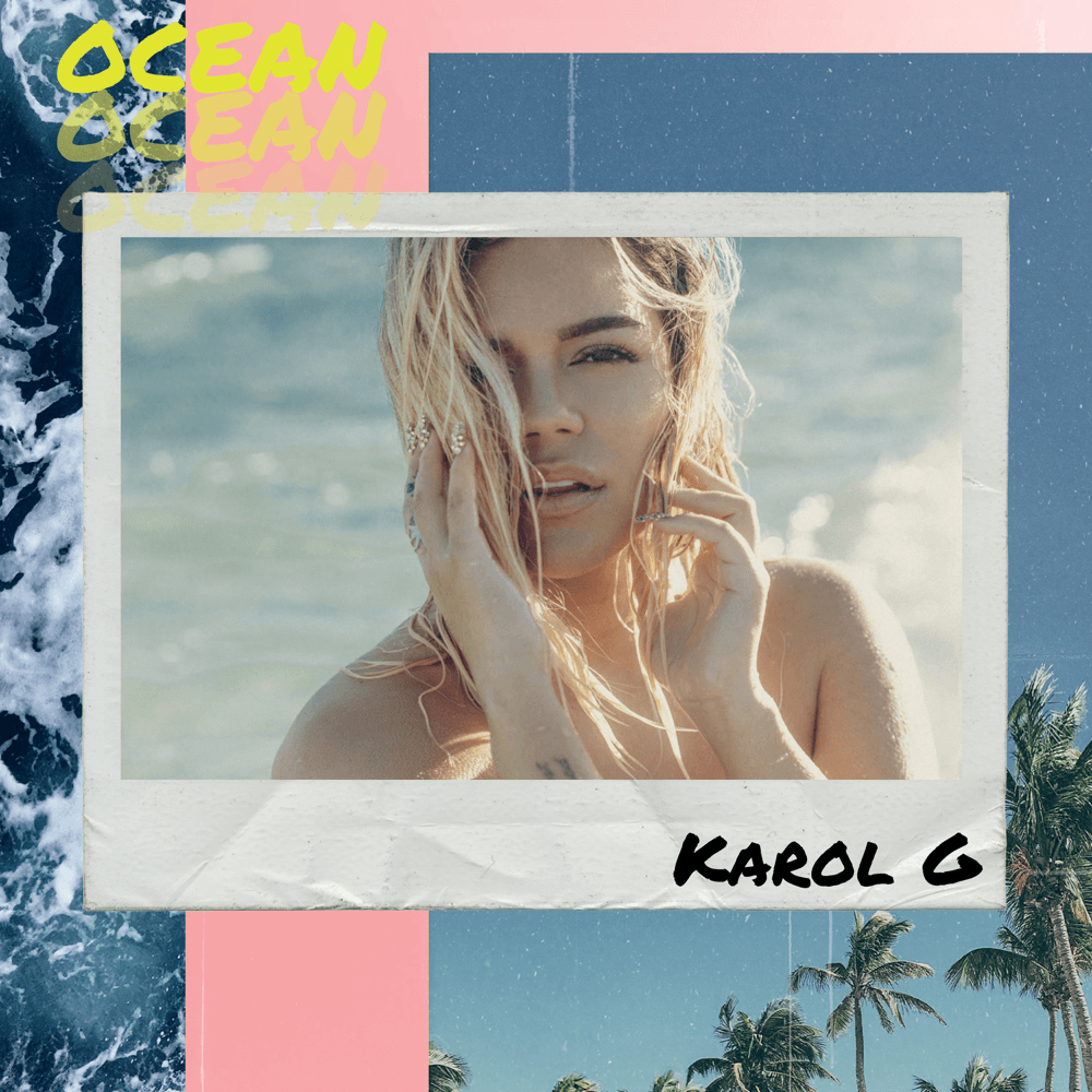 Album cover art for "Ocean" by KAROL G