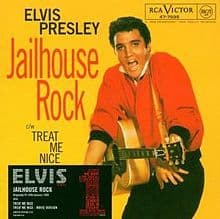 Album cover art for "Jailhouse Rock" by Elvis Presley