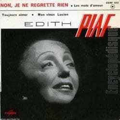Album cover art for "Toujours aimer" by Édith Piaf