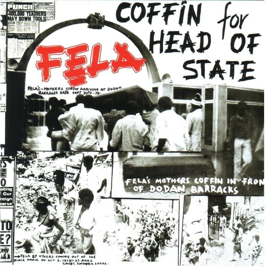 Album cover art for "Coffin for Head of State (Vocal)" by Fela Kuti