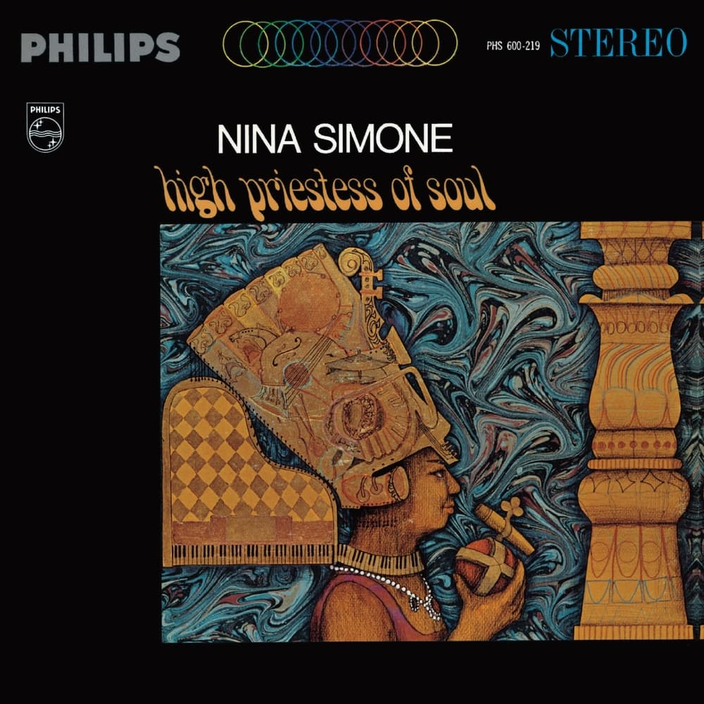 Album cover art for "I'm Going Back Home" by Nina Simone