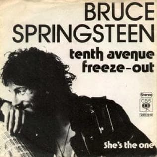 Album cover art for "Tenth Avenue Freeze-Out" by Bruce Springsteen