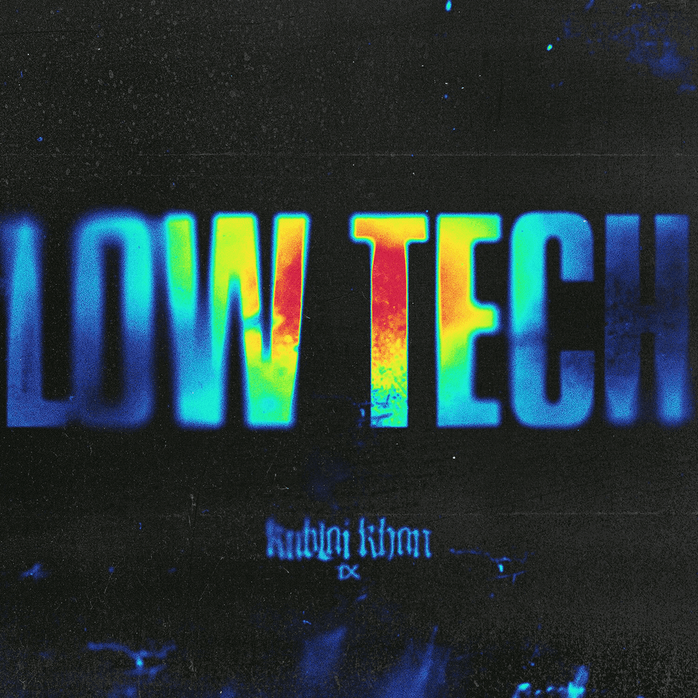 Album cover art for "Low Tech" by Kublai Khan TX
