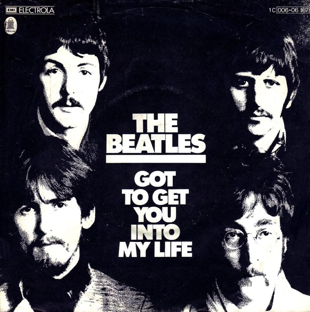 Album cover art for "Got to Get You into My Life" by The Beatles